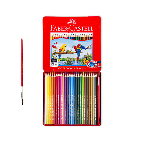Faber-Castell Watercolour Pencils 60 Piece (Tin Case) – Karachi