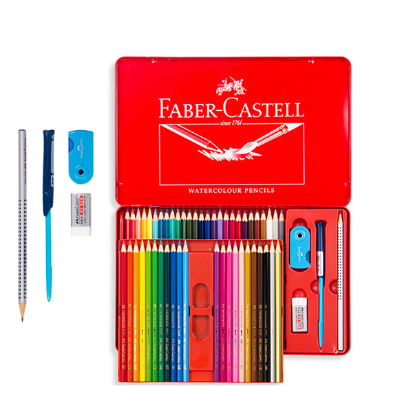 Faber Castell Watercolor Pencils 24/36/48/60/72 Tin Set Water