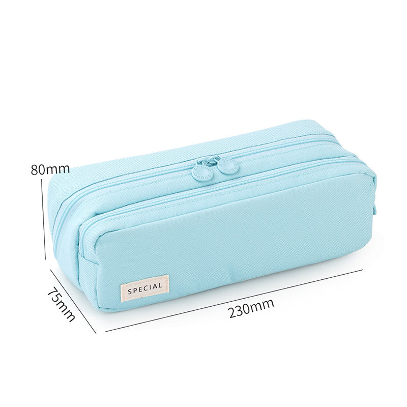 Flip Drawer Double Sided Zipper Pencil Case