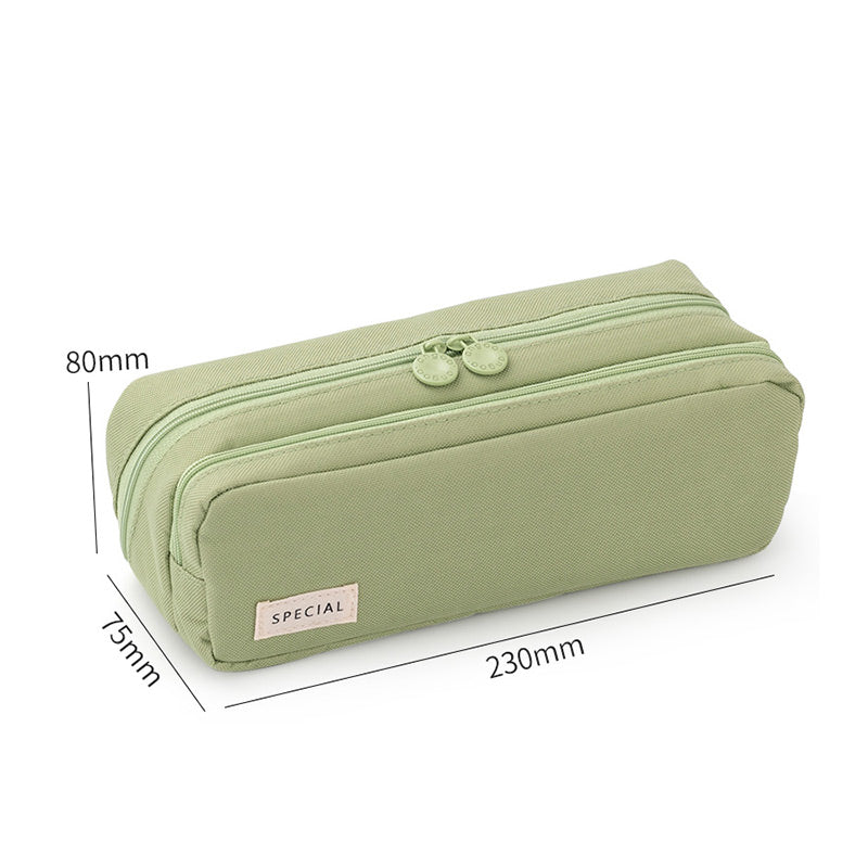 Flip Drawer Double Sided Zipper Pencil Case