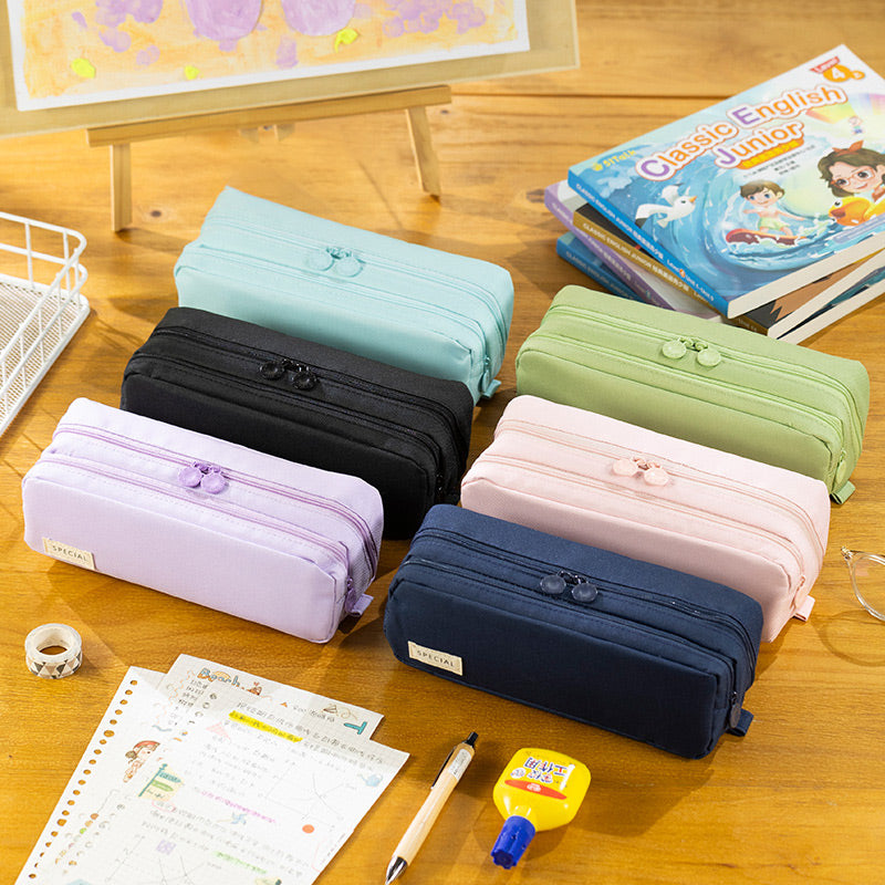 Flip Drawer Double Sided Zipper Pencil Case