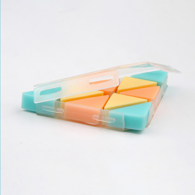 KOKUYO Triangle Eraser Pastel Cookies Colors 2 Pcs Pack