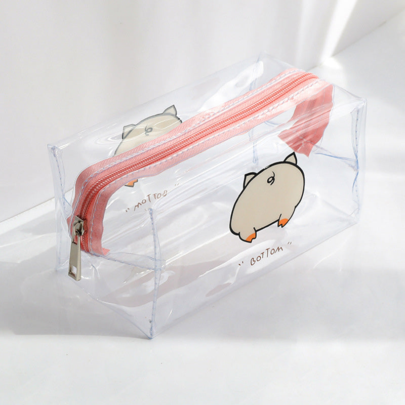 Kawaii Clear Transparent Pencil Pouch