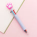 Kawaii Multicolor Ballpoint Pens 6-in-1, Paw / Pale Blue