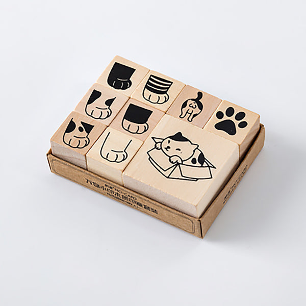 LifeStyle Wooden Stamp Set