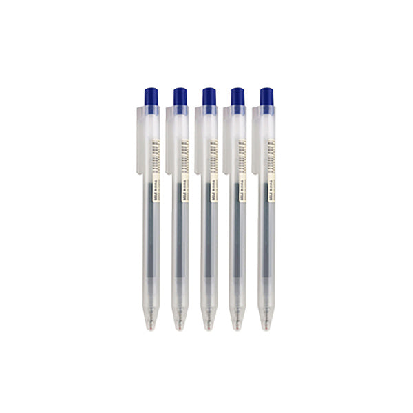 MUJI Smooth Gel Ink Retractable Ballpoint Pen / Refill 0.5mm / Pack