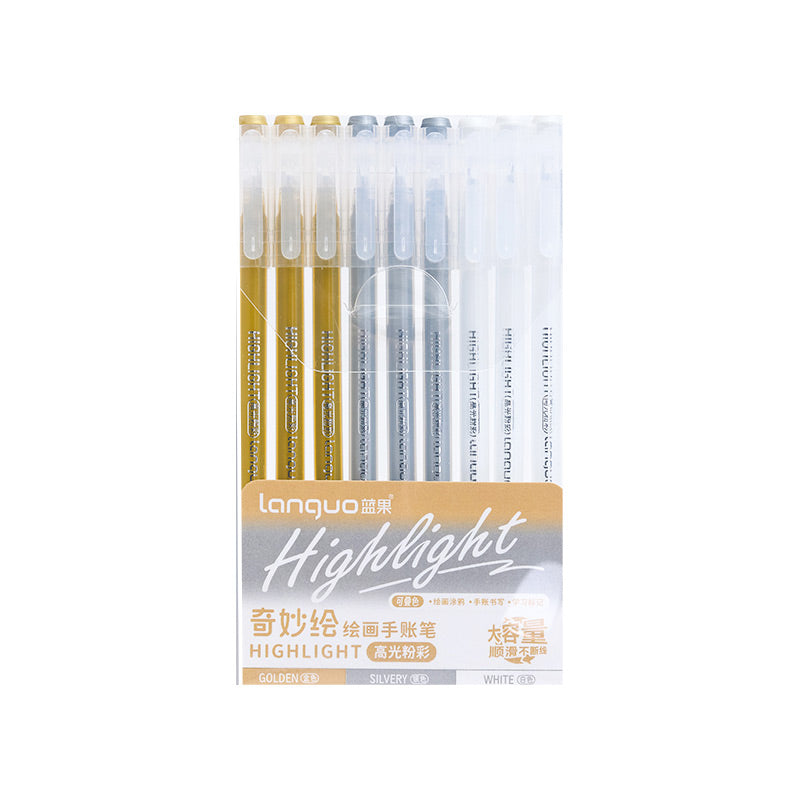 Languo Morandi Multiple Color 0.5mm Gel Pen 6 / 9 Pcs Set