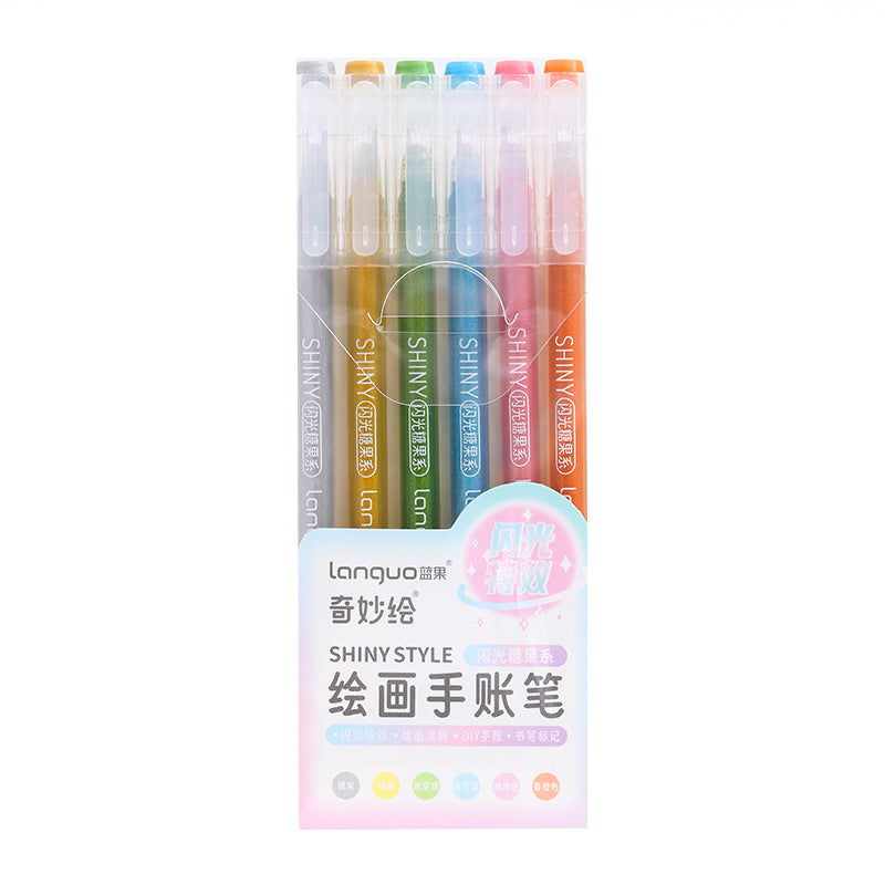 Languo Morandi Multiple Color 0.5mm Gel Pen 6 / 9 Pcs Set