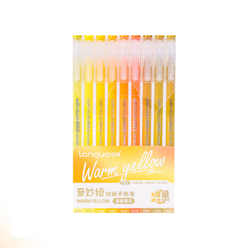 Languo Morandi Multiple Color 0.5mm Gel Pen 6 / 9 Pcs Set