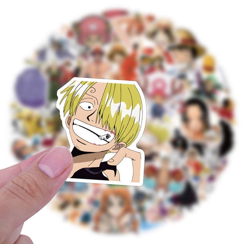 One Piece Anime Stickers 100 Pcs Set