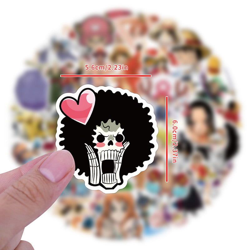 One Piece Anime Stickers 100 Pcs Set