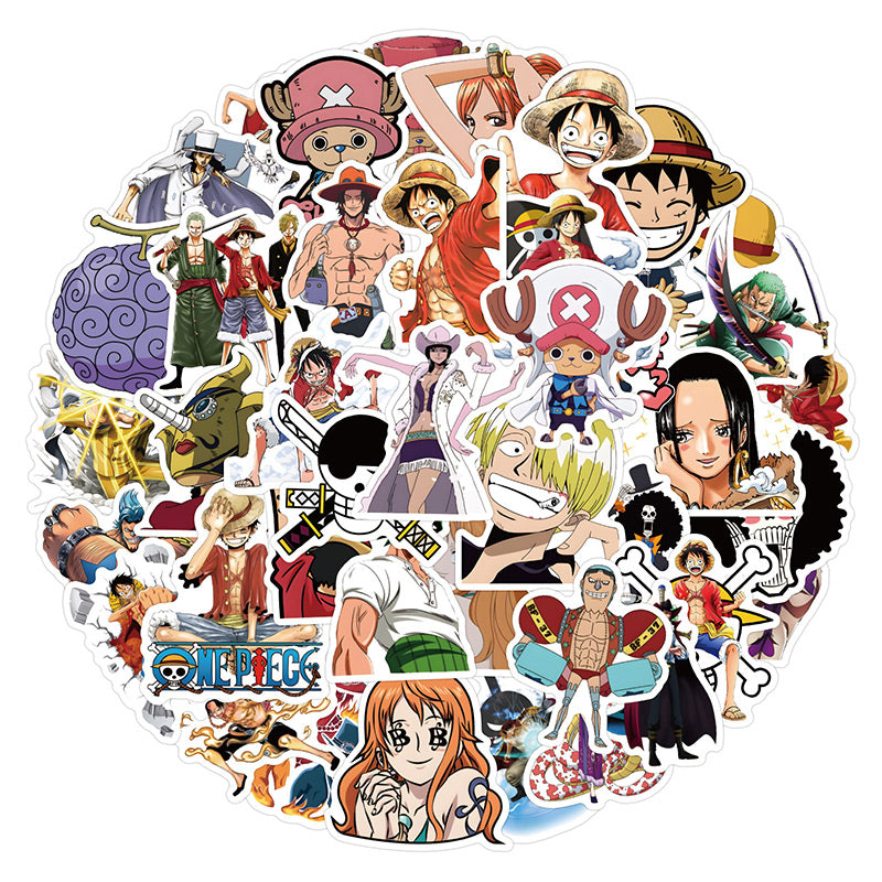 One Piece Anime Stickers 100 Pcs Set