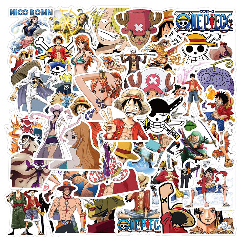 One Piece Anime Stickers 100 Pcs Set