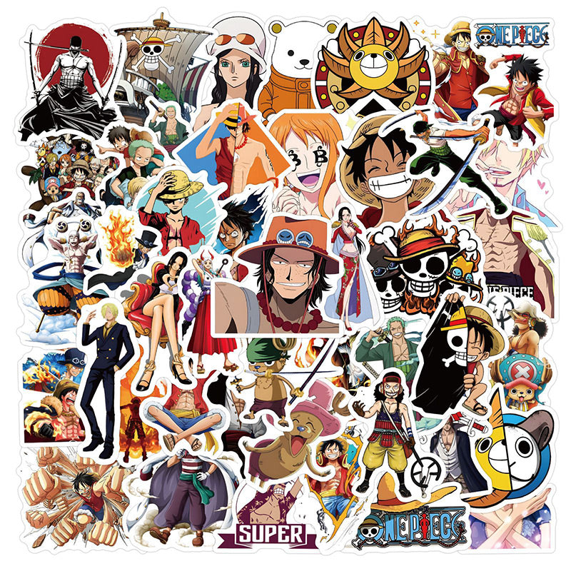 One Piece Anime Stickers 100 Pcs Set