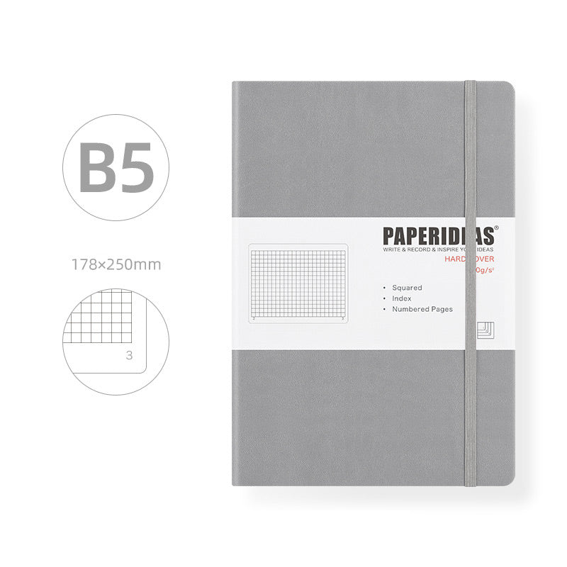 PAPERIDEAS B5 Hard Cover Journal Notebook