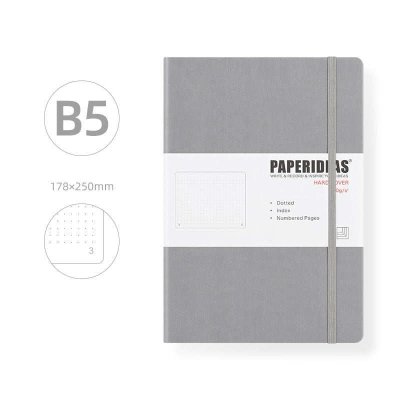 PAPERIDEAS B5 Hard Cover Journal Notebook