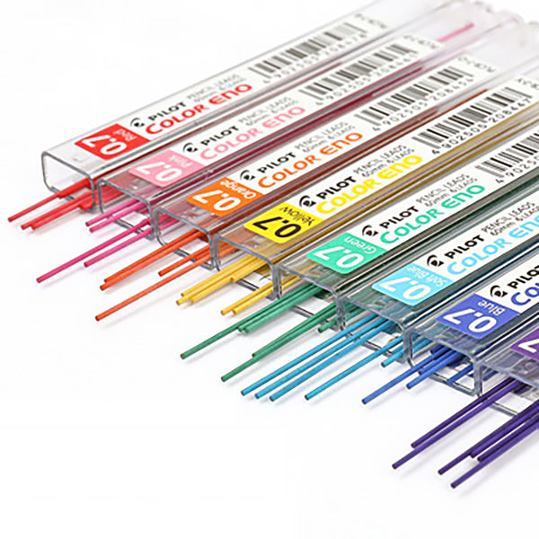 Pilot Color Eno Erasable Lead 8 Colors 0.7mm Pack