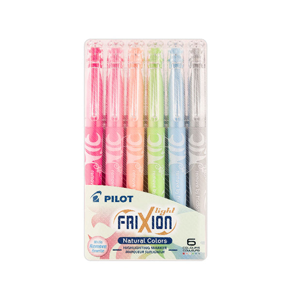6 Pilot Frixion Soft Light Pastel Colour Erasable Highlighter -  Israel