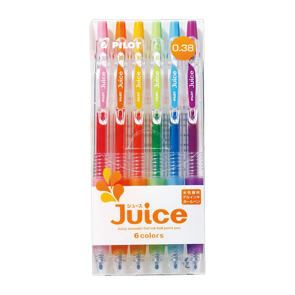 Pilot Juice Gel Pen 0.50/0.38/0.70mm, 6/12 colors Set