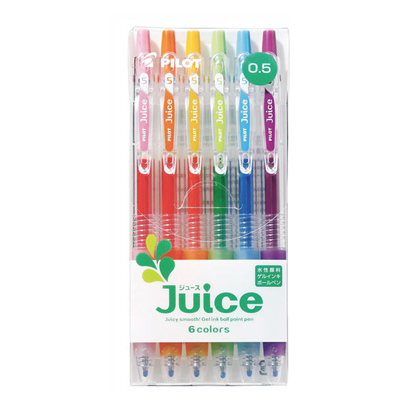 Pilot Juice Gel Pen 0.50/0.38/0.70mm, 6/12 colors Set