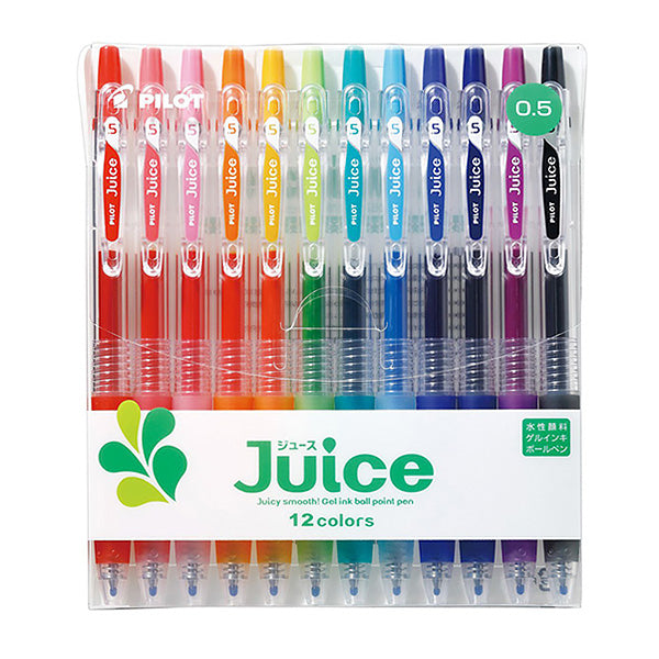 Pilot Juice Gel Pen 0.50/0.38/0.70mm, 6/12 colors Set