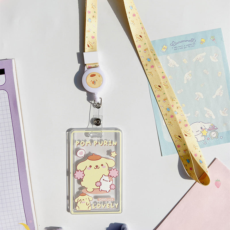 Sanrio Characters Vertical Card Holder with Lanyard