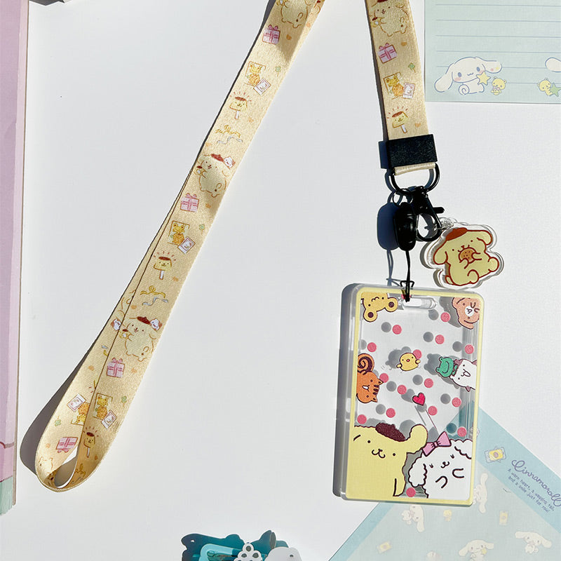 Sanrio Characters Vertical Card Holder with Lanyard