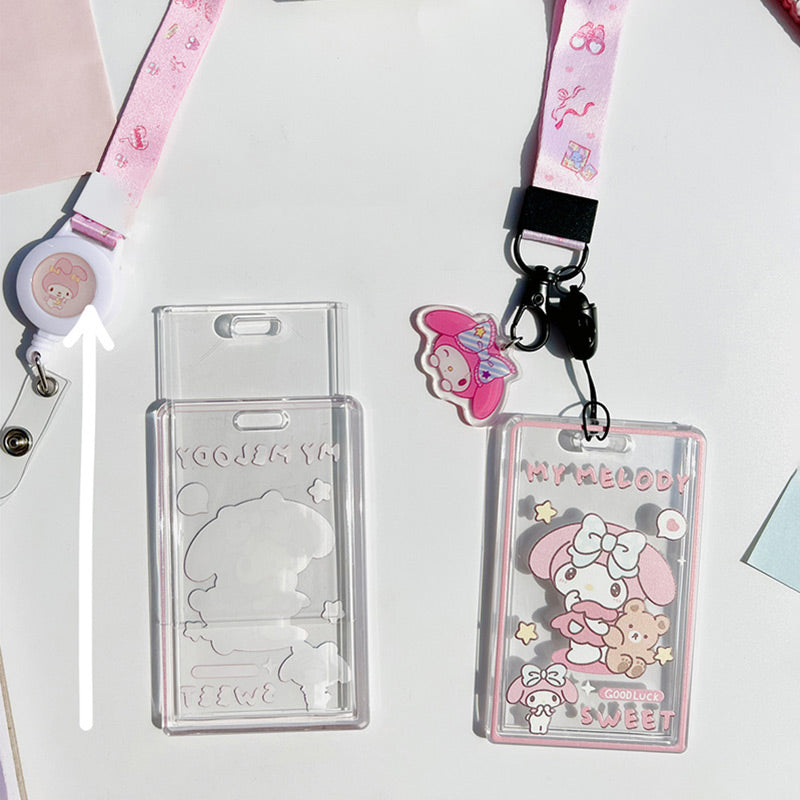 Sanrio Characters Vertical Card Holder with Lanyard