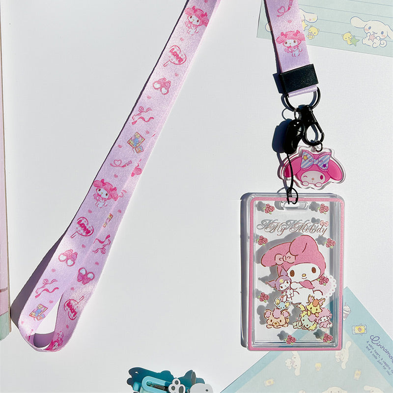 Sanrio Characters Vertical Card Holder with Lanyard