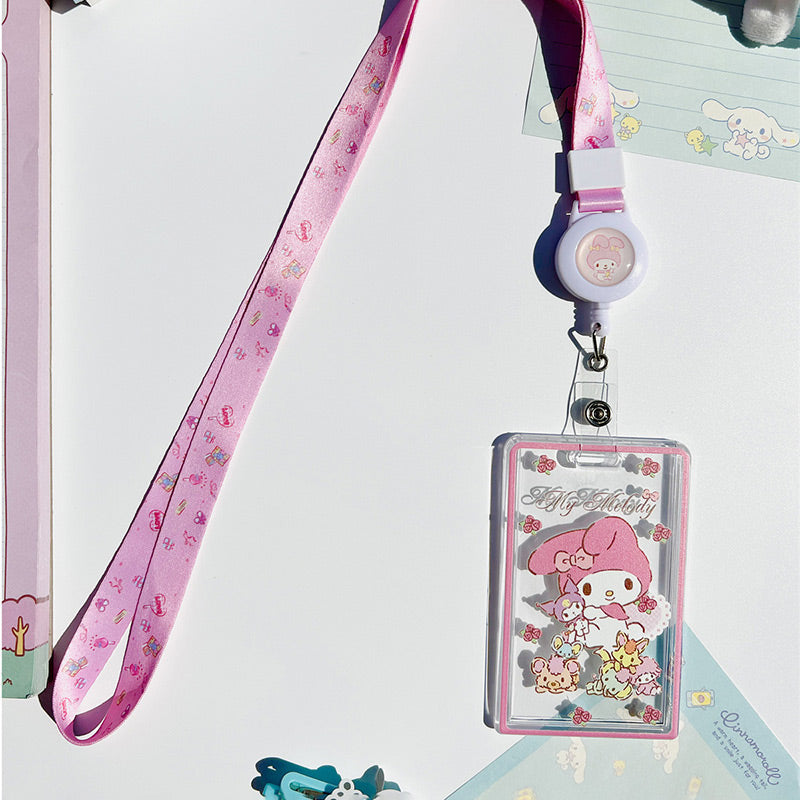 Sanrio Characters Vertical Card Holder with Lanyard