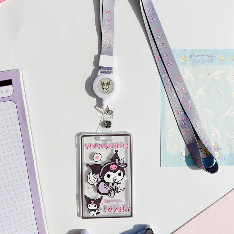 Sanrio Characters Vertical Card Holder with Lanyard