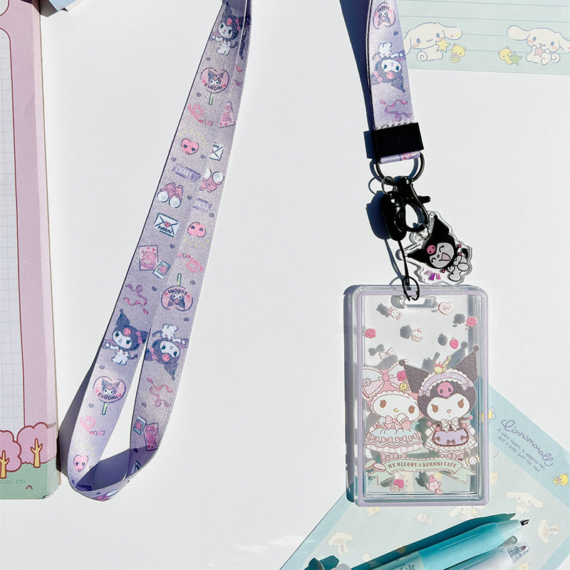 Sanrio Characters Vertical Card Holder with Lanyard