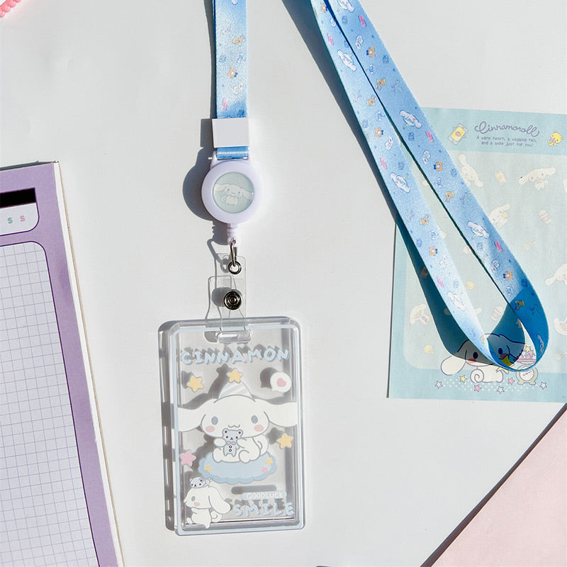 Sanrio Characters Vertical Card Holder with Lanyard