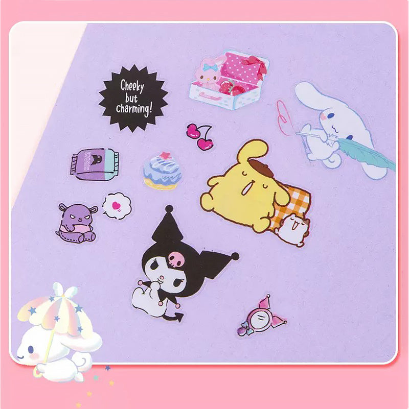 Sanrio Top Characters Clear Stickers 120 Pcs Set — A Lot Mall