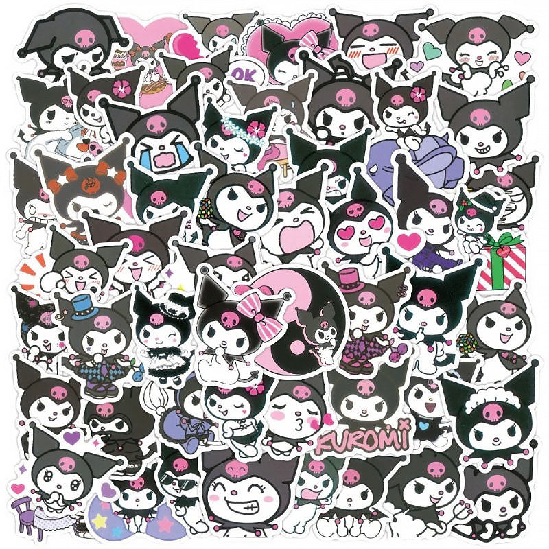 Hello Kitty Sanrio Sticker Head Color Decal each packages contains 1 lot of  2