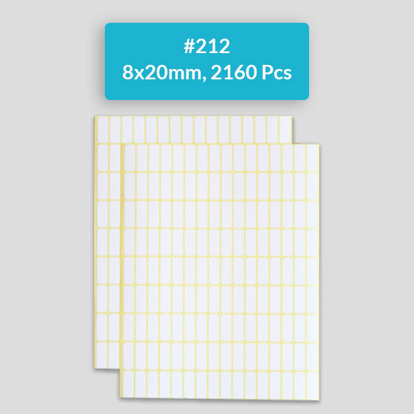 Self Adhesive Sticky White Labels 15 Sheets A5 Pack