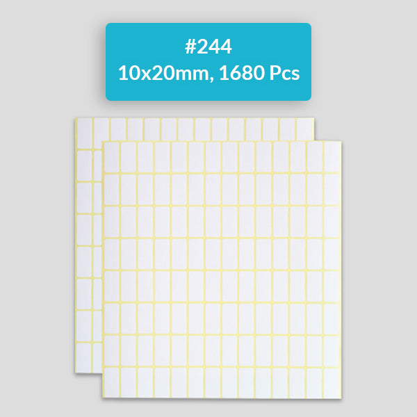 Self Adhesive Sticky White Labels 15 Sheets A5 Pack