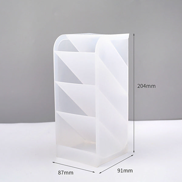 Translucent Pencil Stationery Holder Desk Organizer