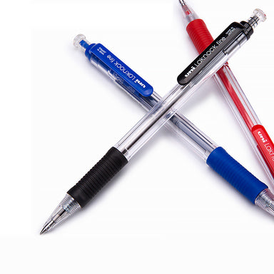 Uni Laknock fine Retractable Ballpoint Pen 0.7mm 3 Colors