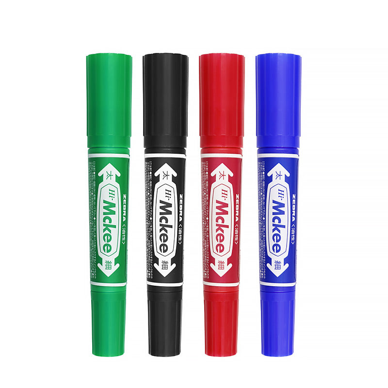 Zebra Hi-Mckee Double Ended Permanent Marker / Set