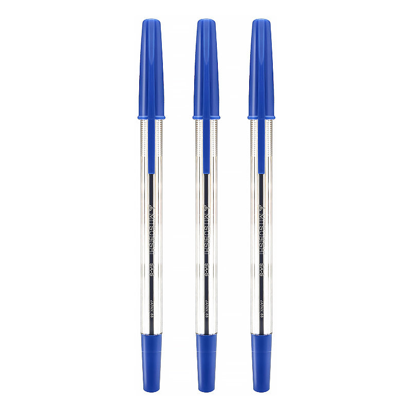 uni SA-S FINE Ballpoint Pen 0.07mm 3 Pcs Pack