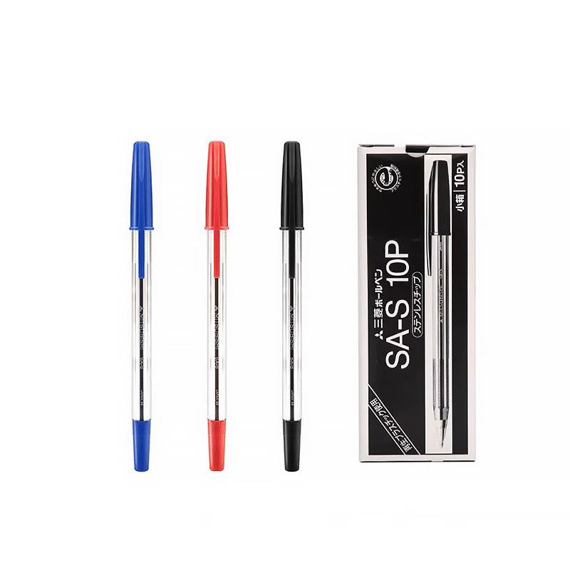 uni SA-S FINE Ballpoint Pen 0.07mm 3 Pcs Pack