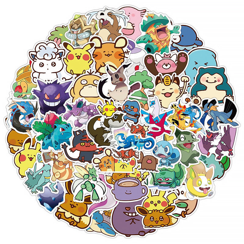 Anime Charity Stickers : Pokémon-Themed Stickers