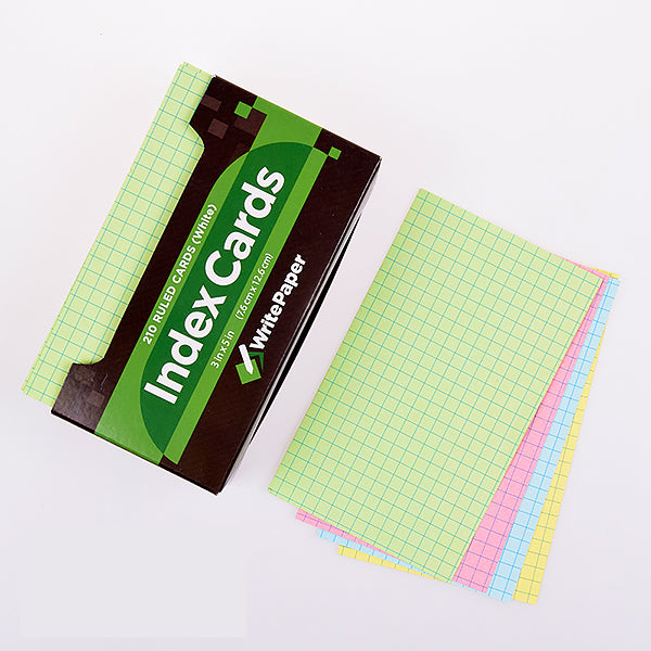 Ruled Index Cards Pastel Colored Index Flash Cards Note Cards for