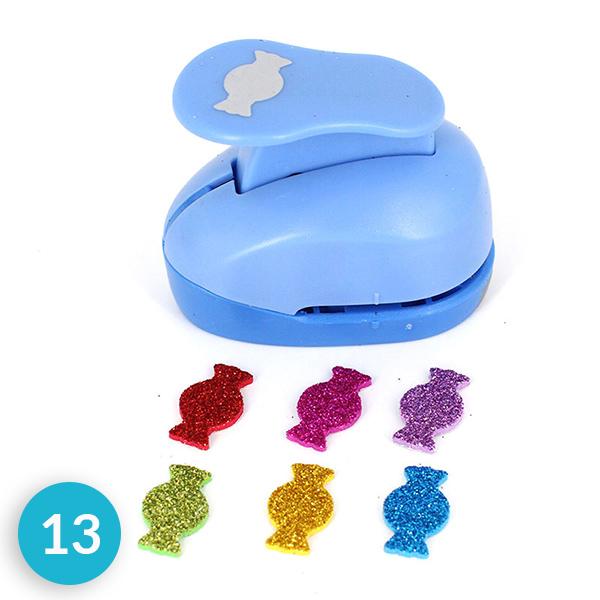 3pcs Paper Hole Punch Shapes, Single Hole Puncher For Crafts, 0.23
