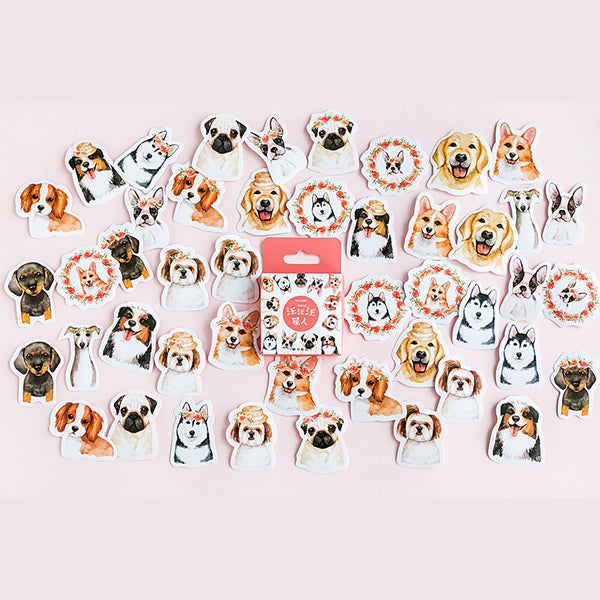 Kawaii Hamster Paper Stickers 45 Pcs