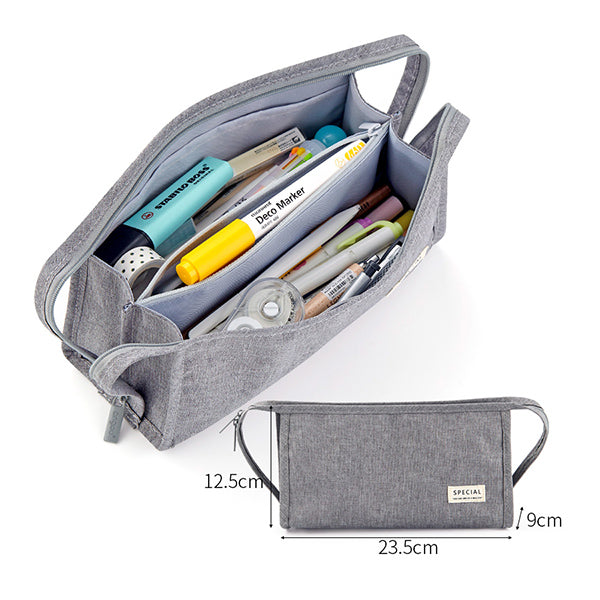 Wholesale pencil case with compartments For Storing Stationery Easily 
