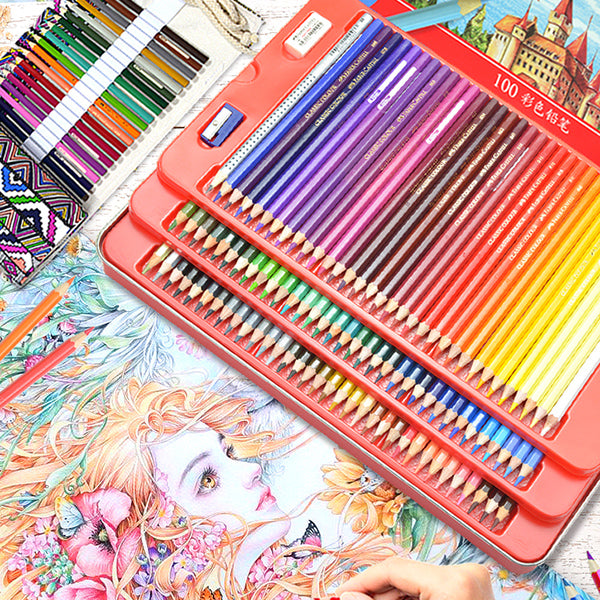 2024,48-color Colored Pencils Set For Adults And Kids, Drawing