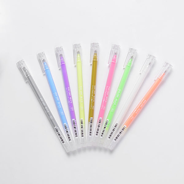 6/9 Colors Flash Gel Pen Press Neutral Pen Highlighter Pen - Temu