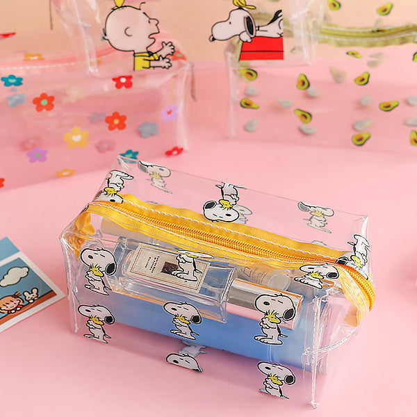 2 Pack Pencil Box, Plastic Pencil Case For Kids , Transparency